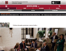 Tablet Screenshot of excelsior.com.mx