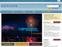 Tablet Screenshot of ci.excelsior.mn.us